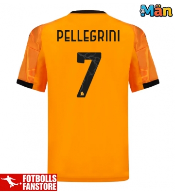 AS Roma Lorenzo Pellegrini #7 Bortatröja 2025-26 Kortärmad